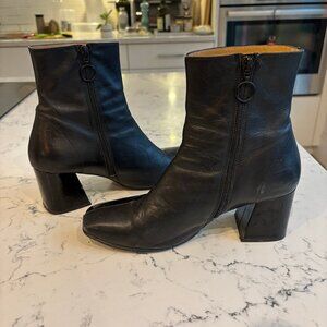 Vintage John Fluvog Sixties Mod Split Leather Ankle Boots